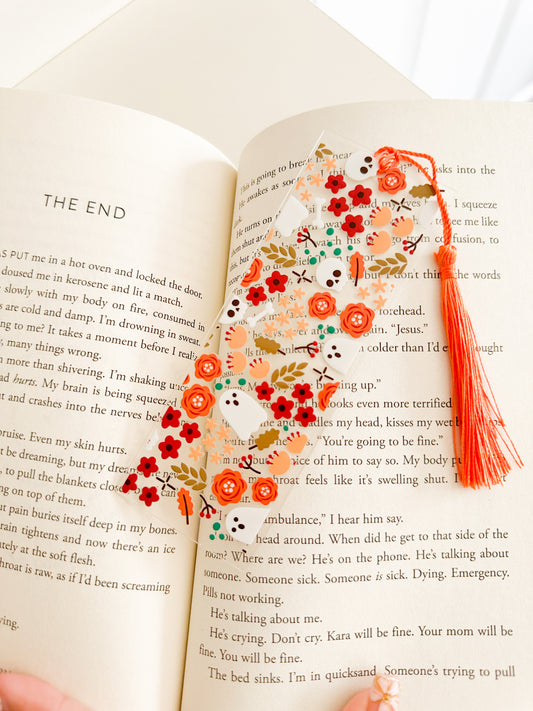 Ghosts and skull bookmark