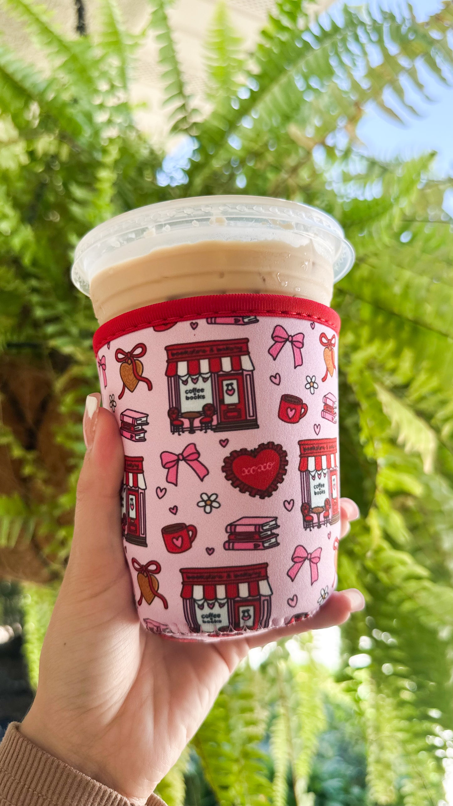 Coffee & books drink sleeve