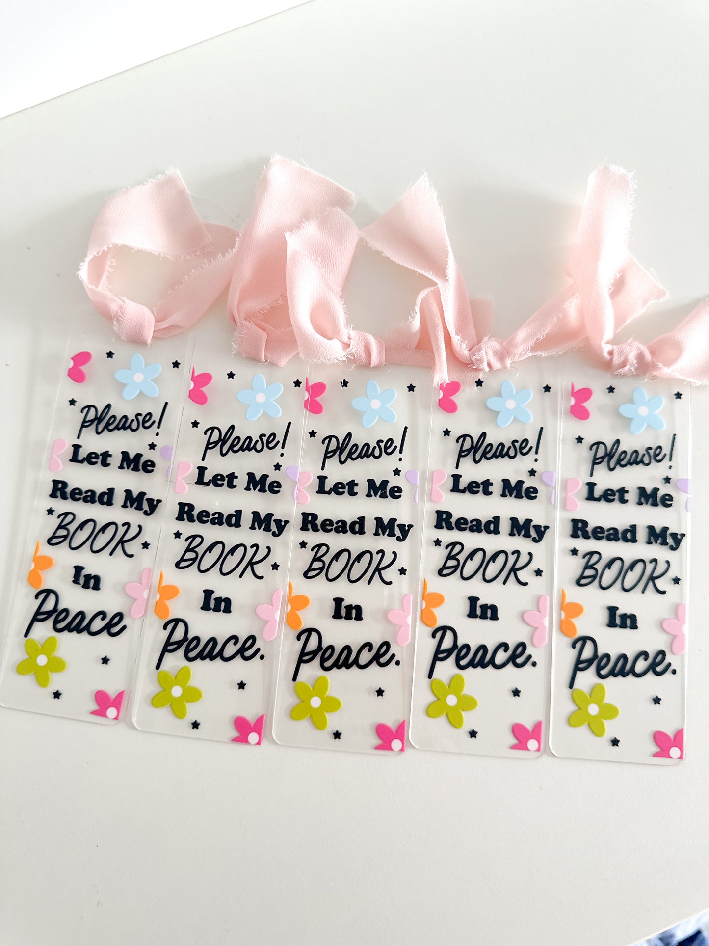 Let me read my book in peace bookmark