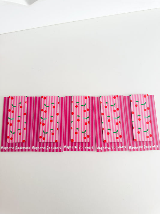 Cherries magnetic bookmark