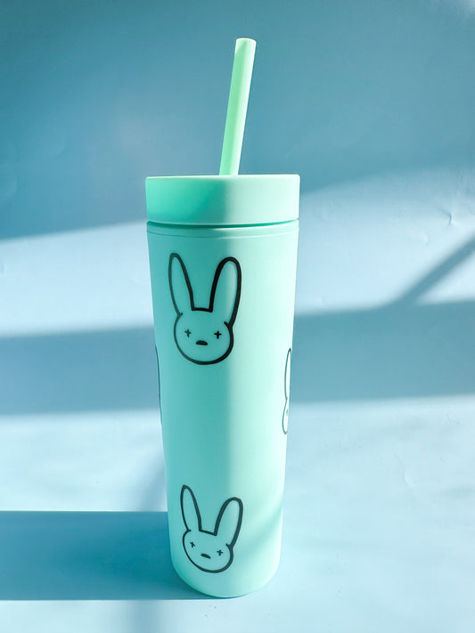 Bad bunny skinny tumbler