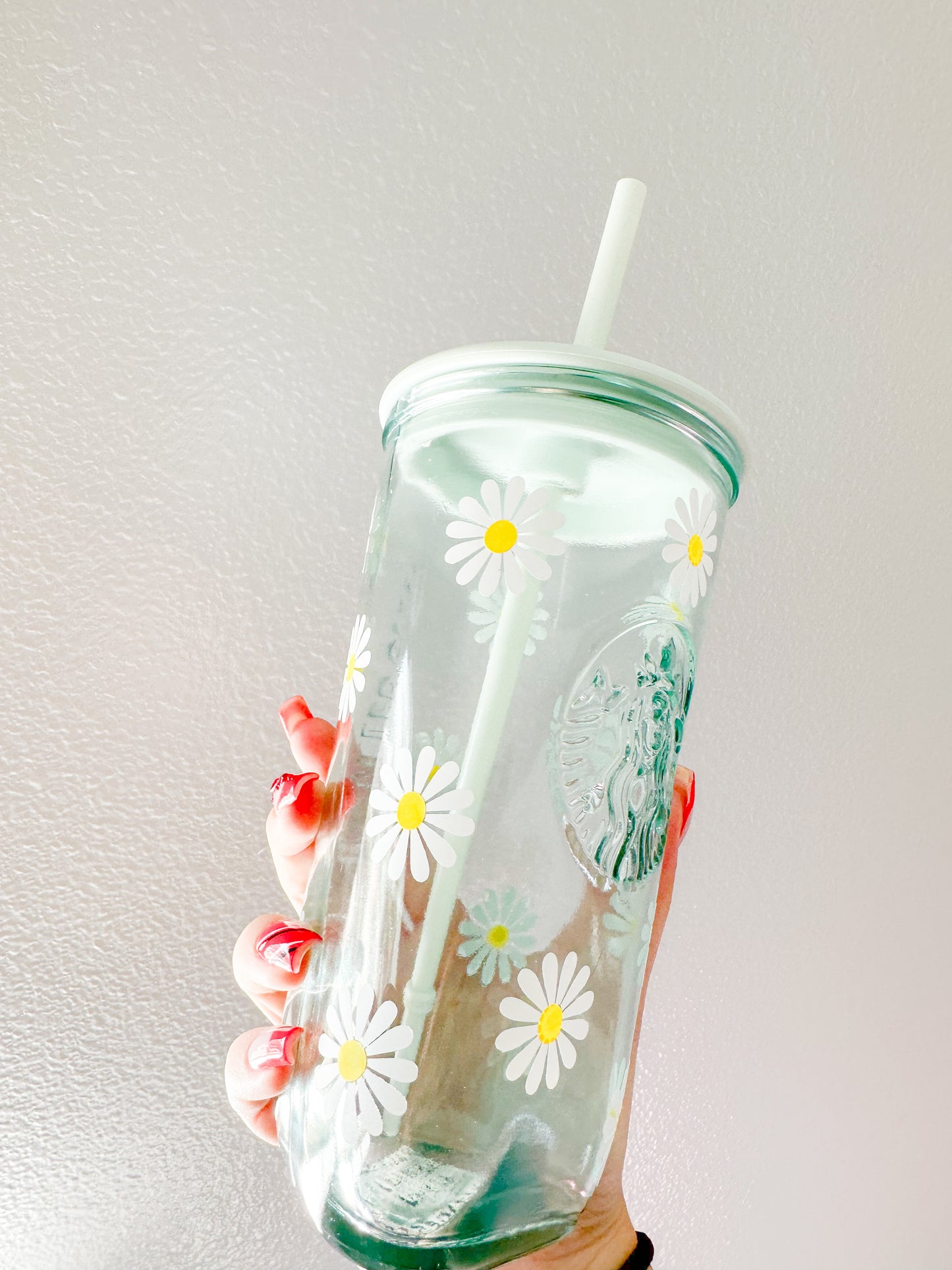 Daisy glass starbs cup