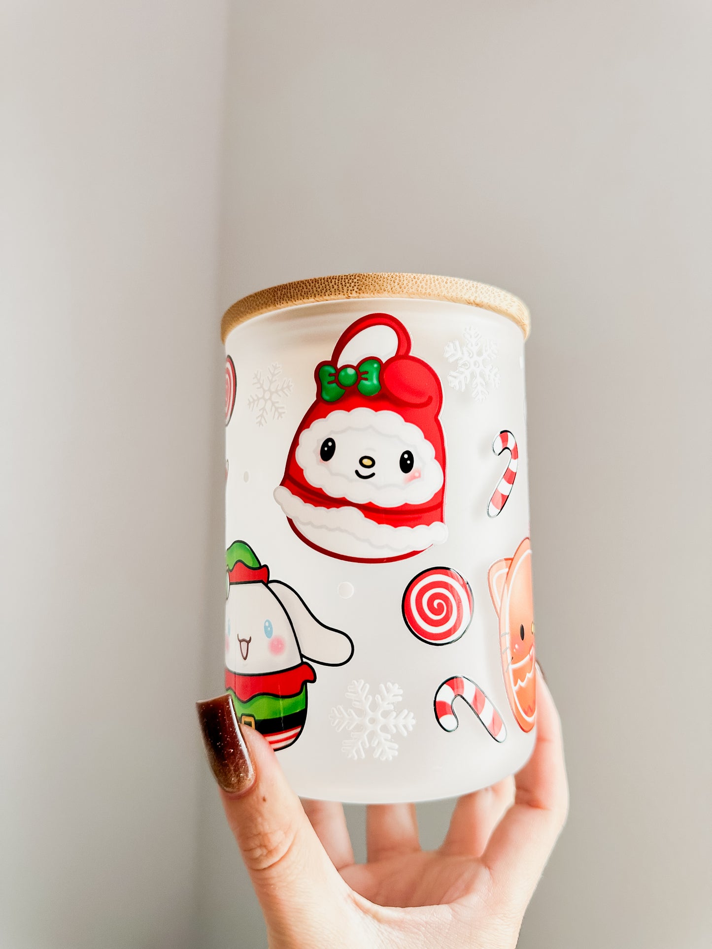 Stuffed kawaii Christmas mug