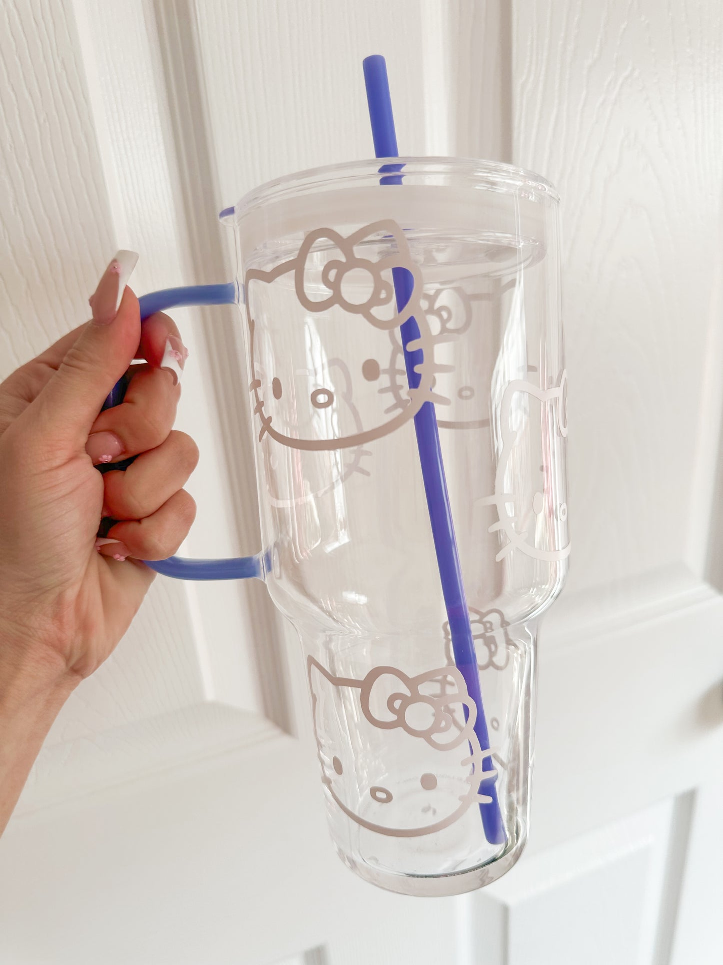 HK glass tumbler mug