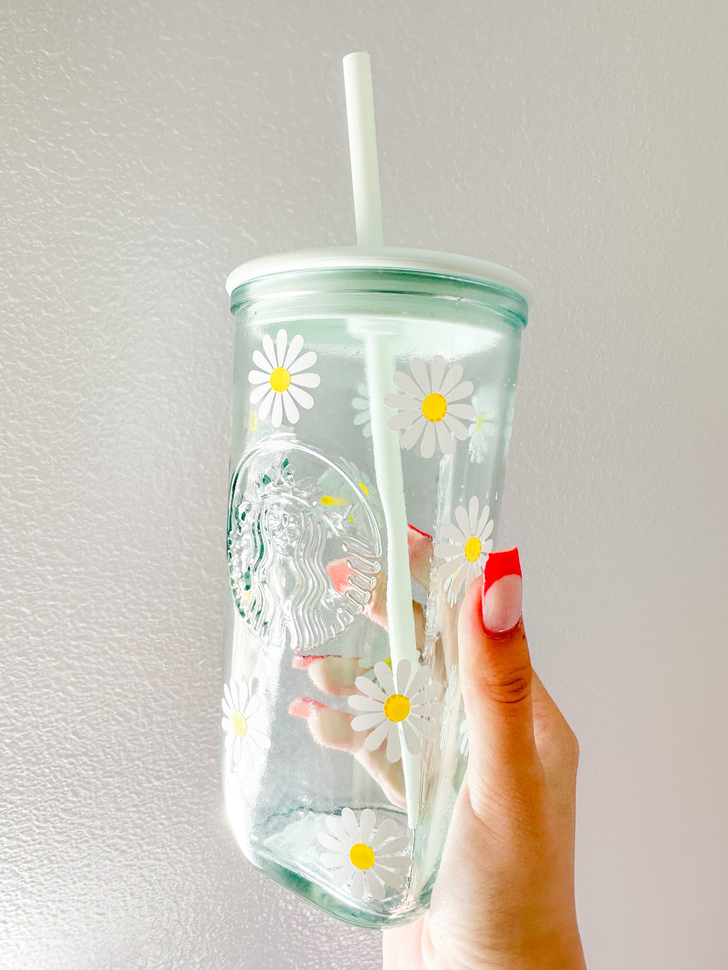 Daisy glass starbs cup