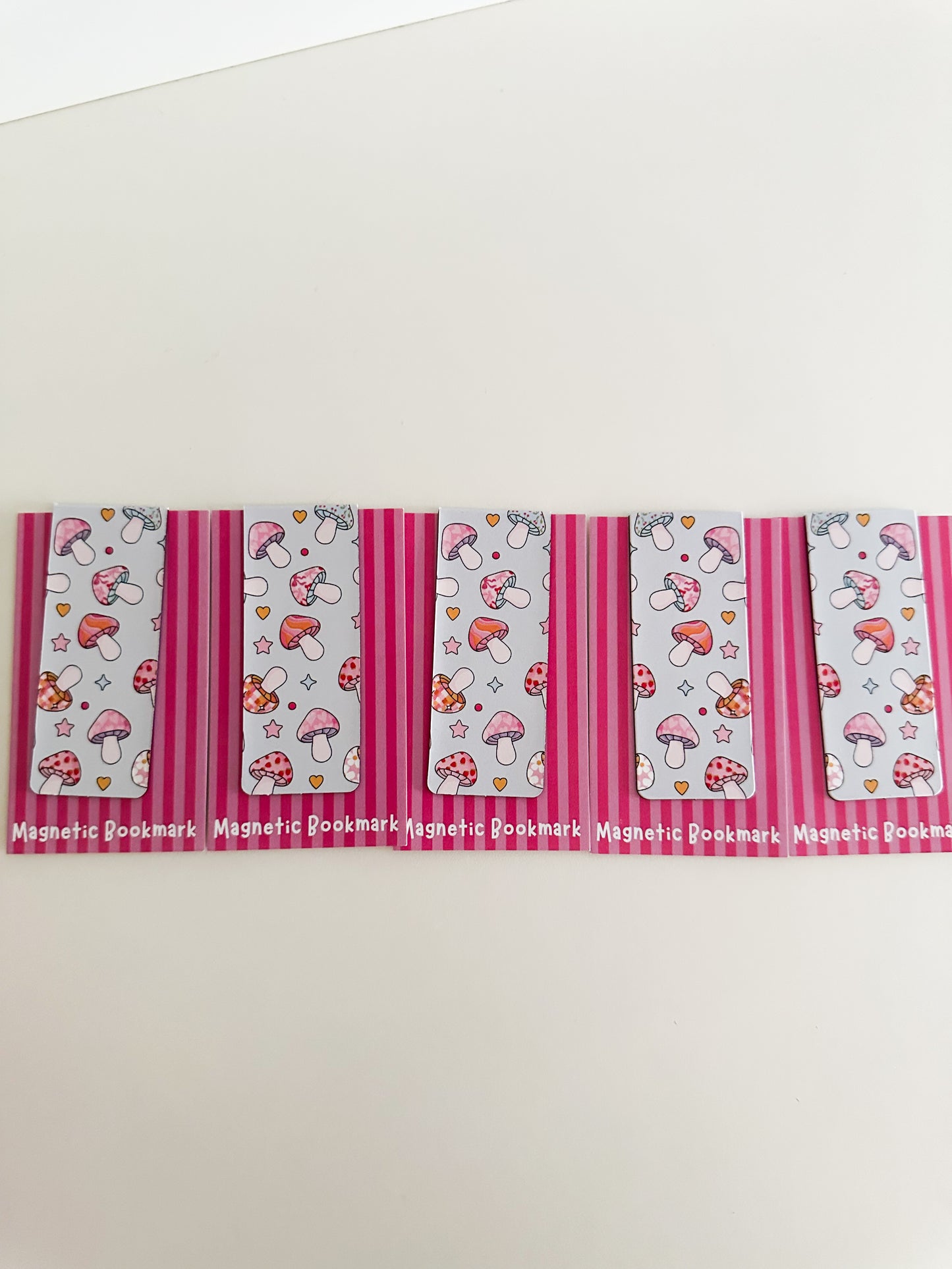 Mushroom magnetic bookmark