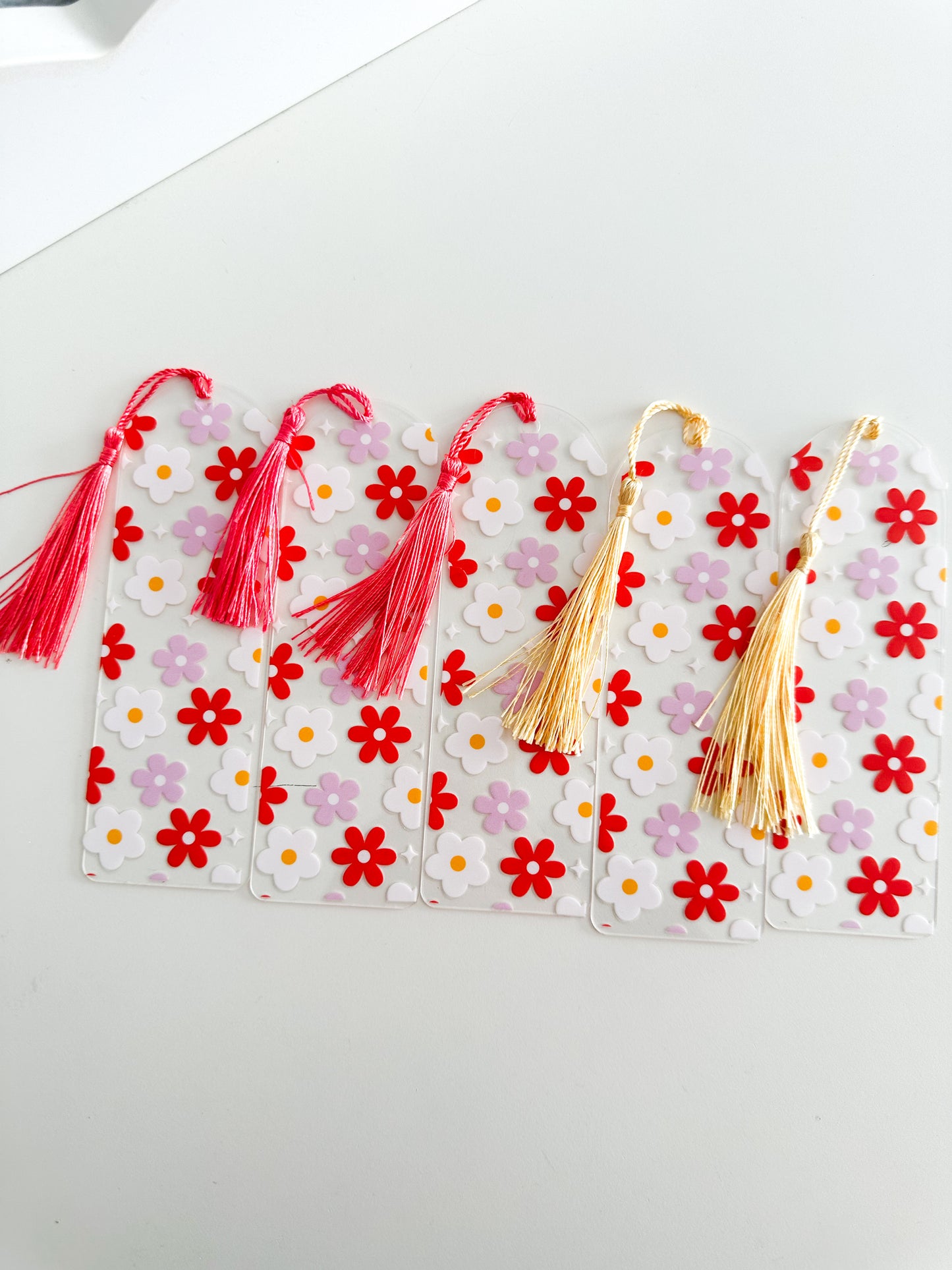 Flower bookmark