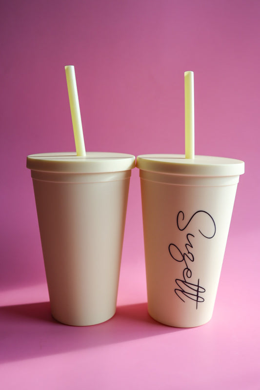 yellow 16oz classic tumbler