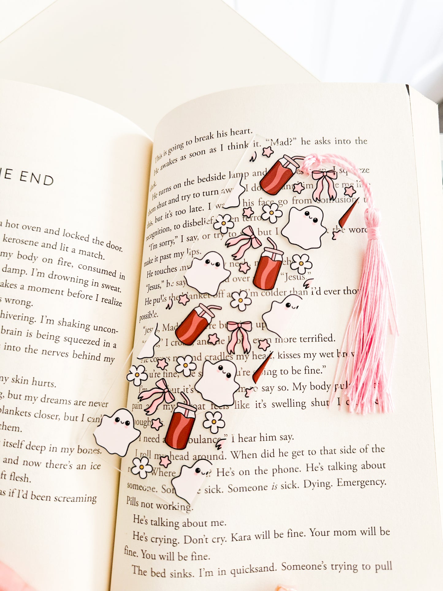 Ghosts & coffee bookmark