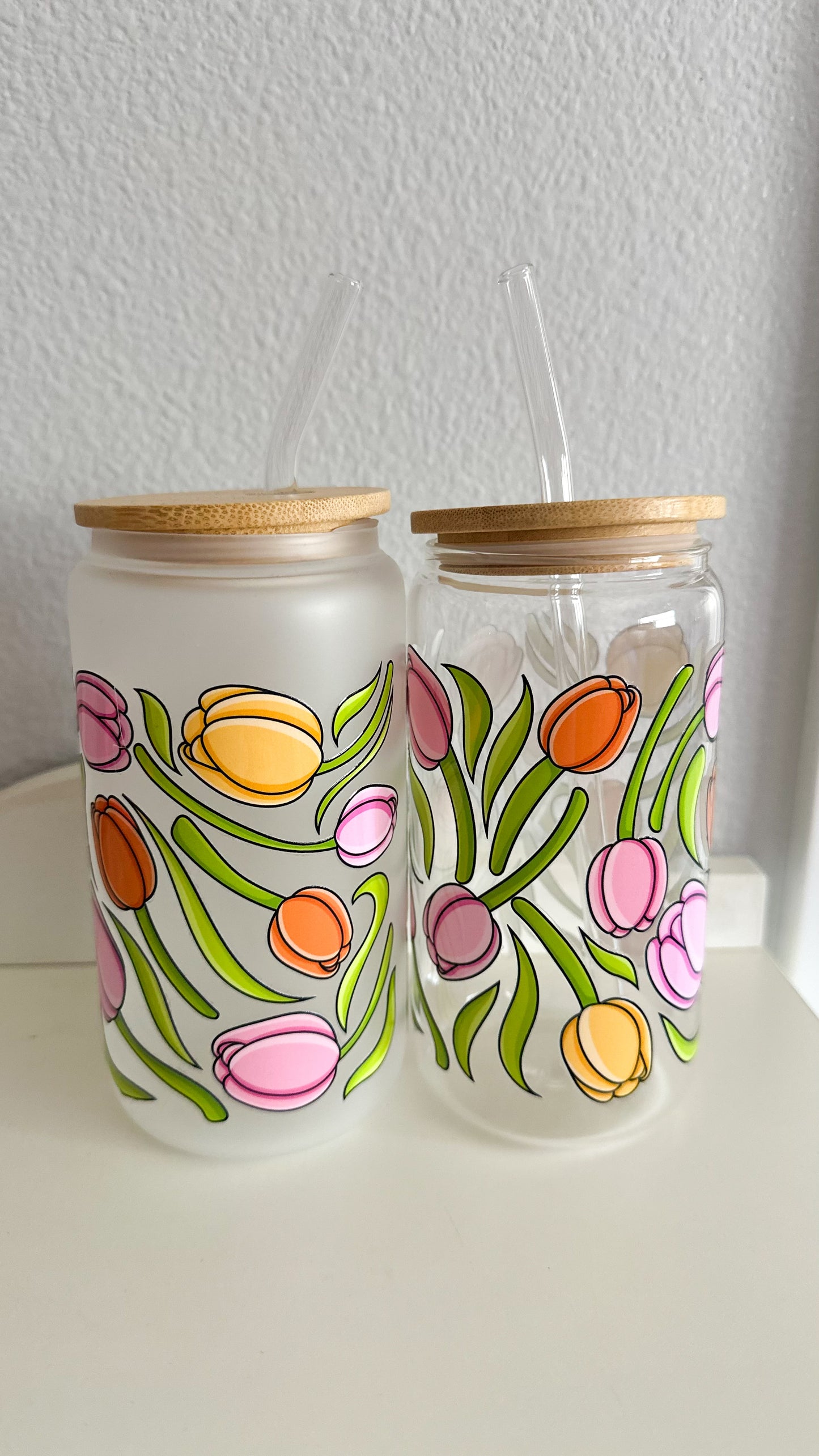 Tulip glass cup