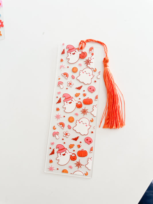 Indie Halloween bookmark