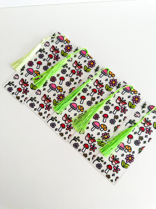 Mushroom bookmark