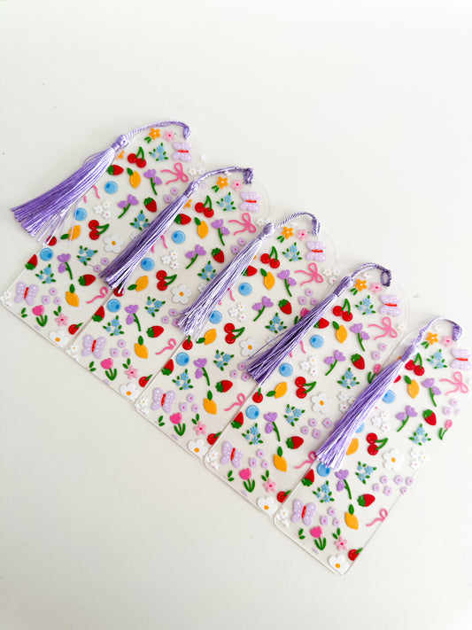 Spring vibes bookmark