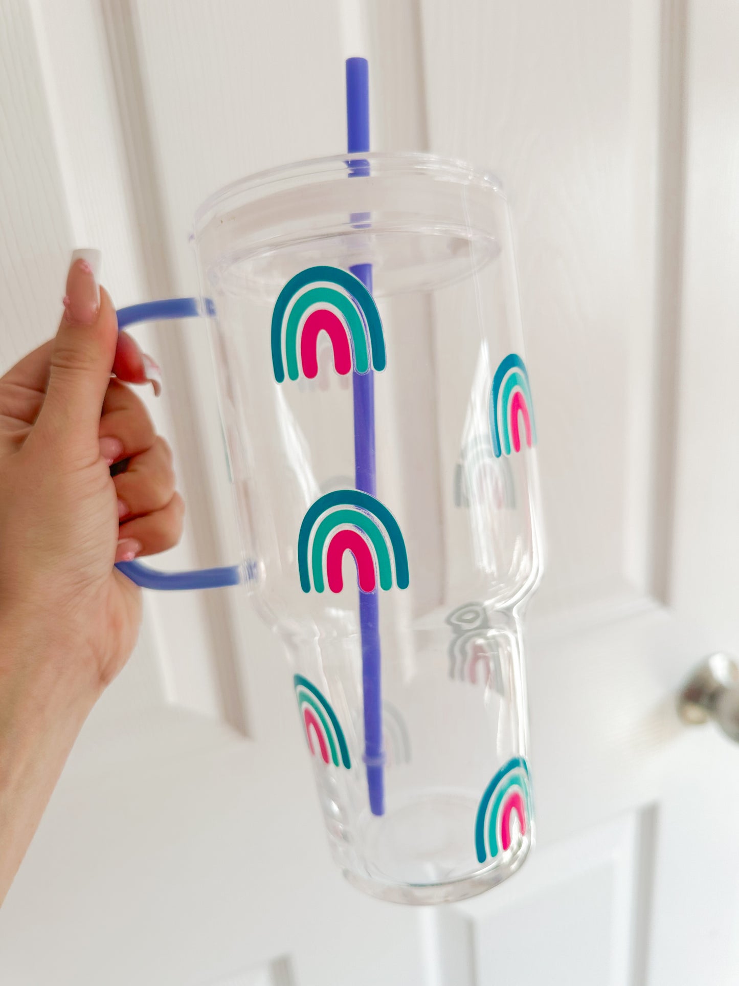Mental health matters glass tumbler mug