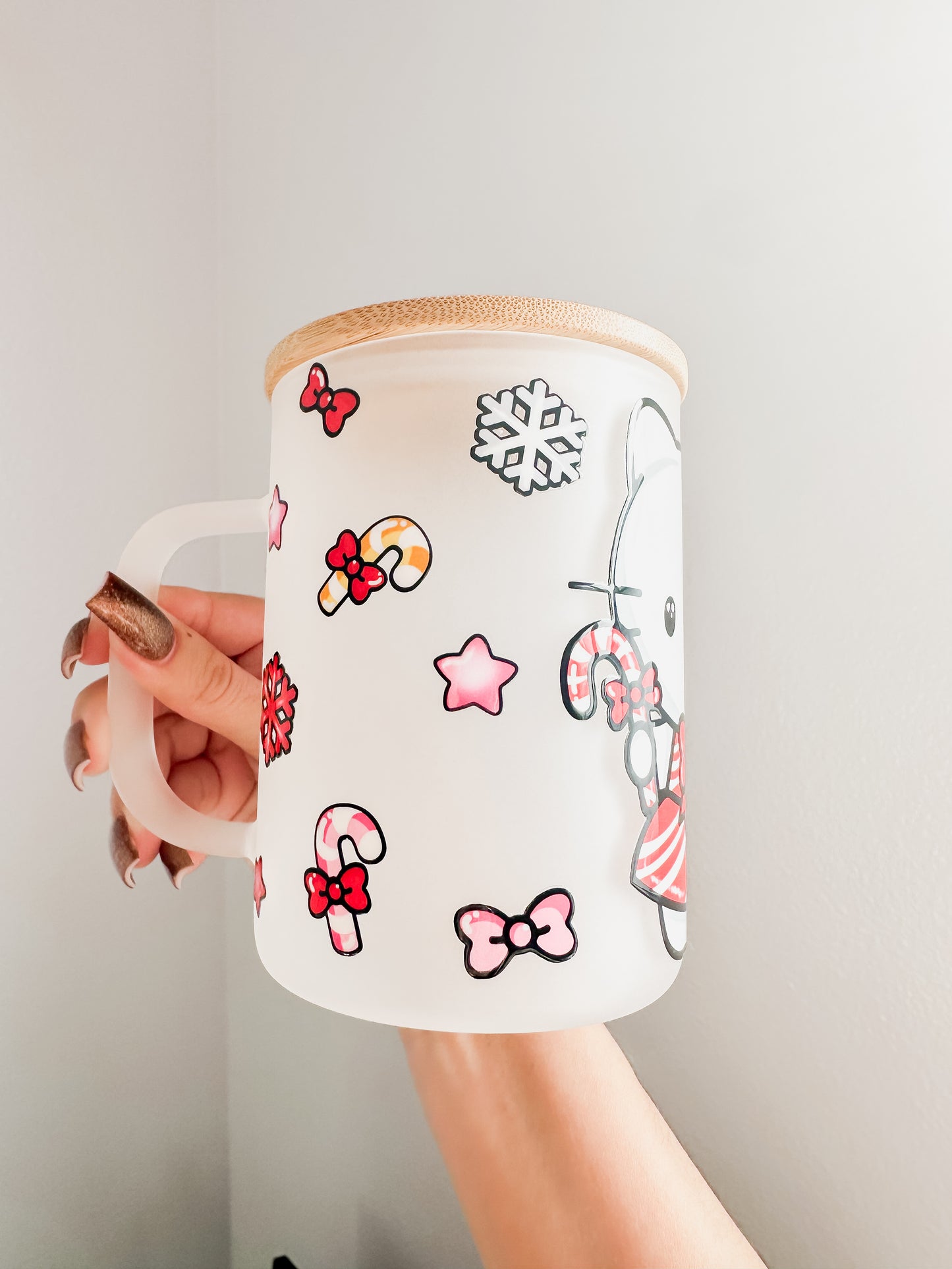 Peppermint kitty mug