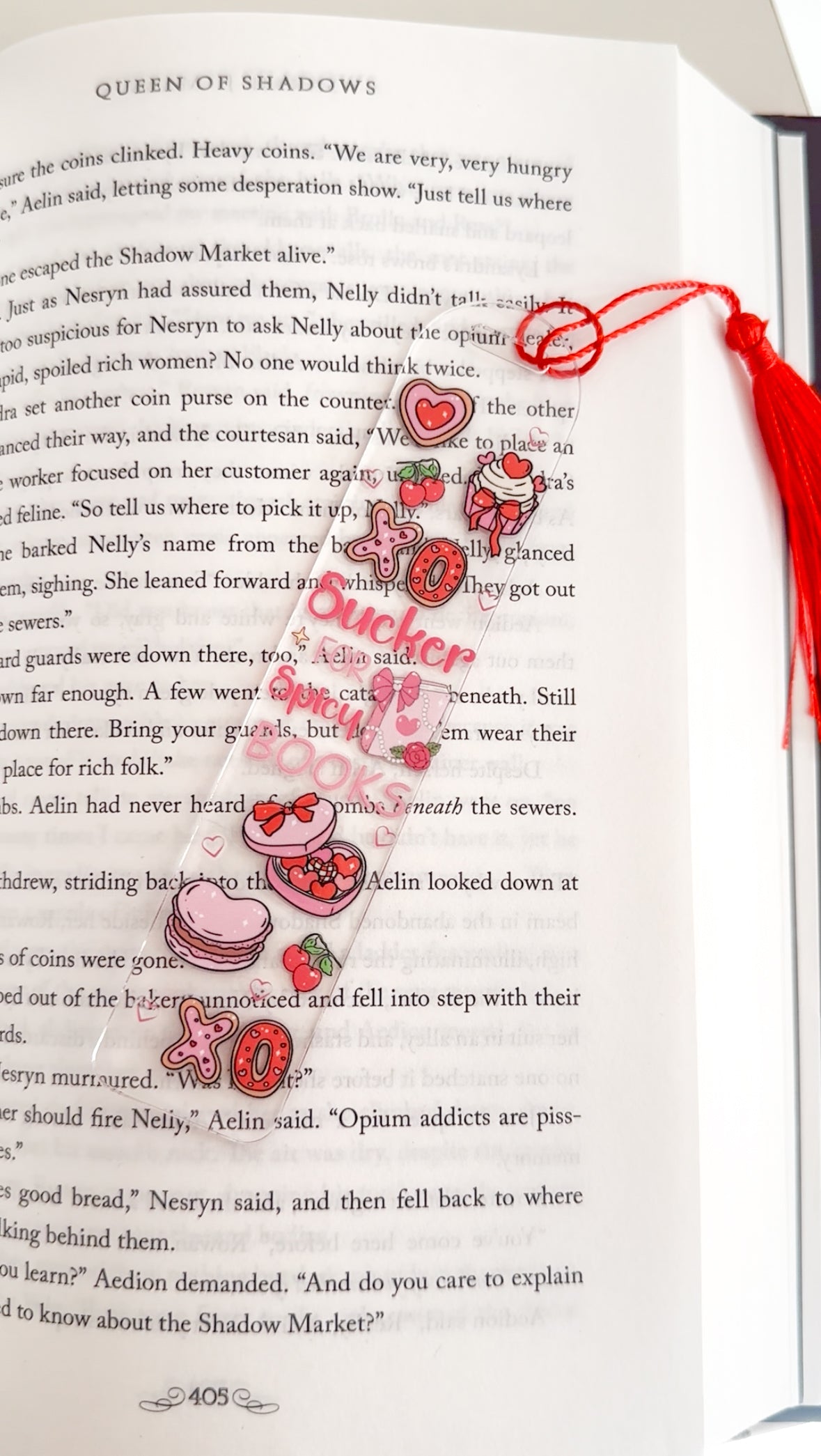 Sucker for spicy books bookmark