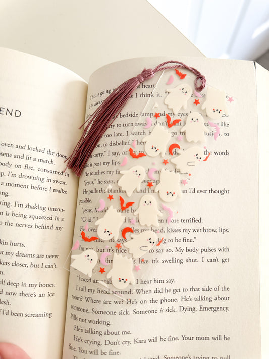 Ghosts & bats bookmark