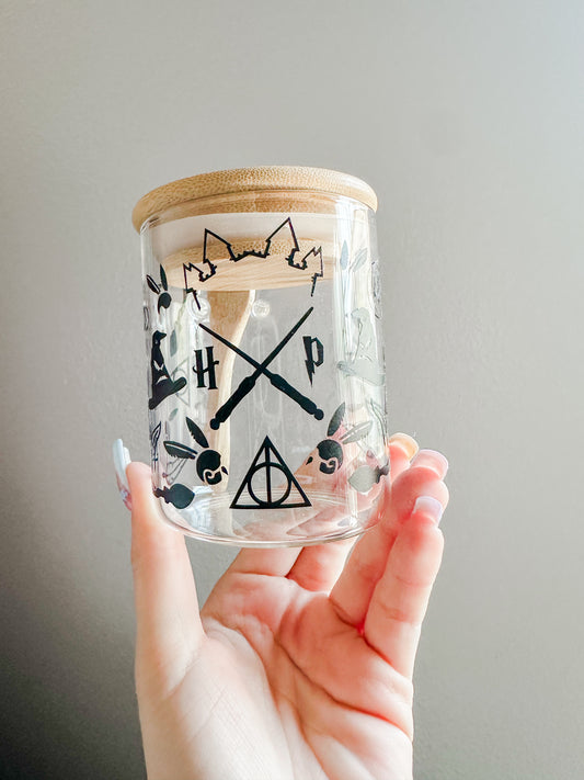 Wizards mini glass jar