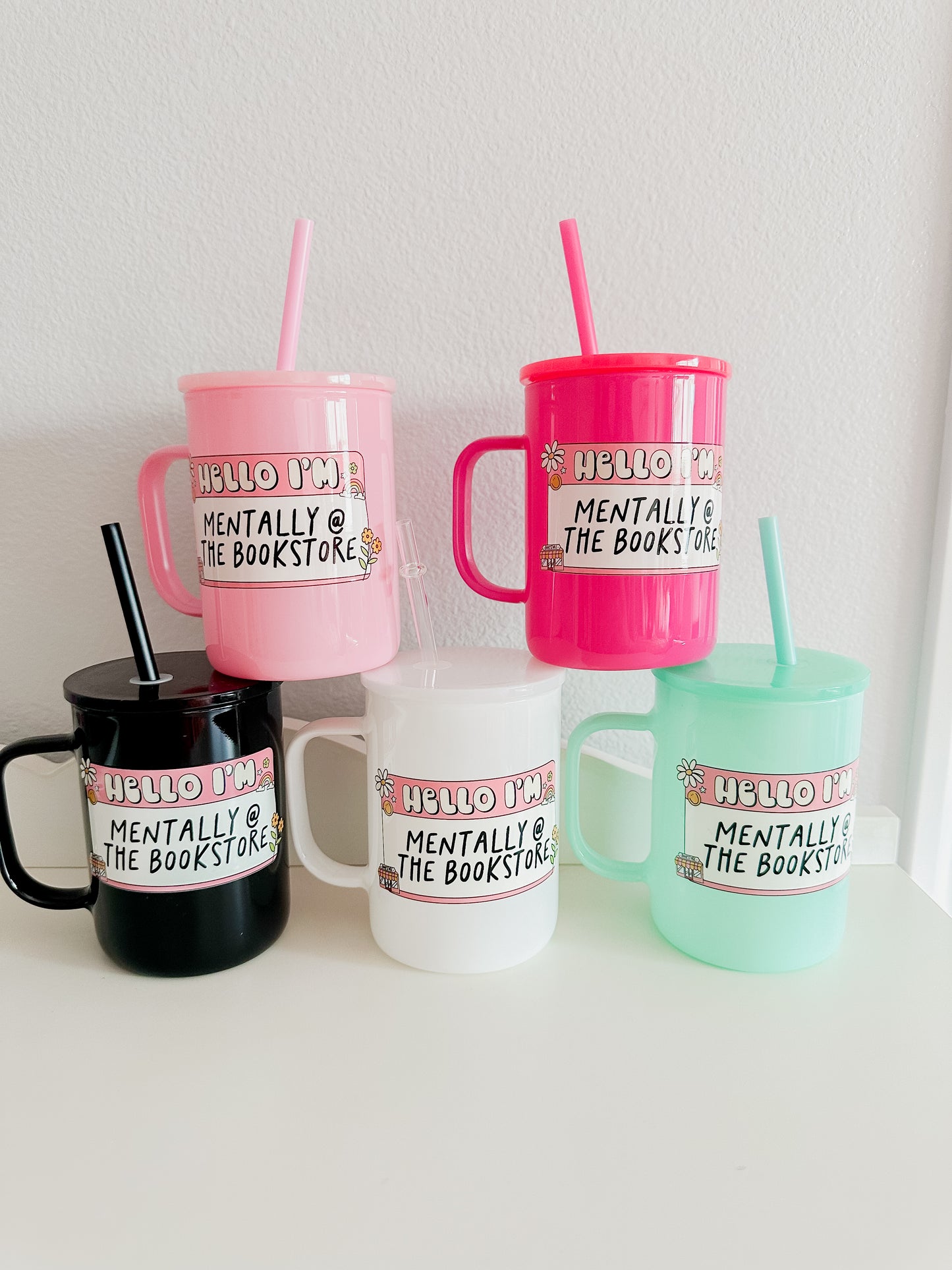 Mentally @ the bookstore mug