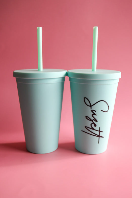 Turquoise 16oz classic tumbler