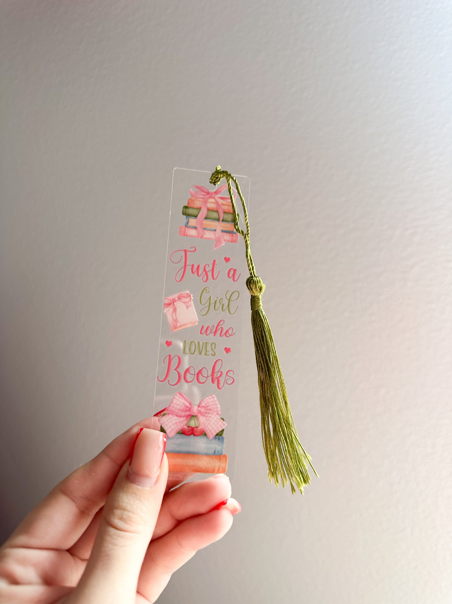 Just a girl who loves books bookmark