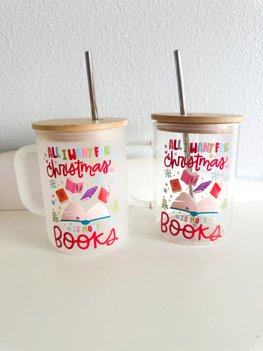 All I want for Christmas is more books mug