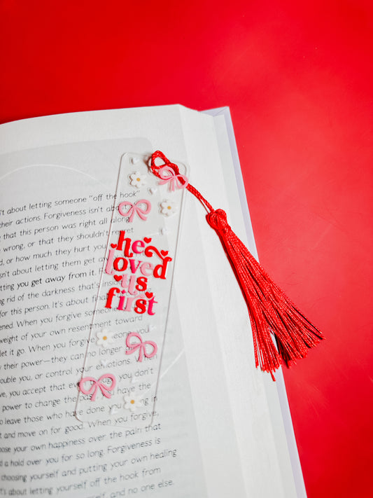 He loved us first bookmark