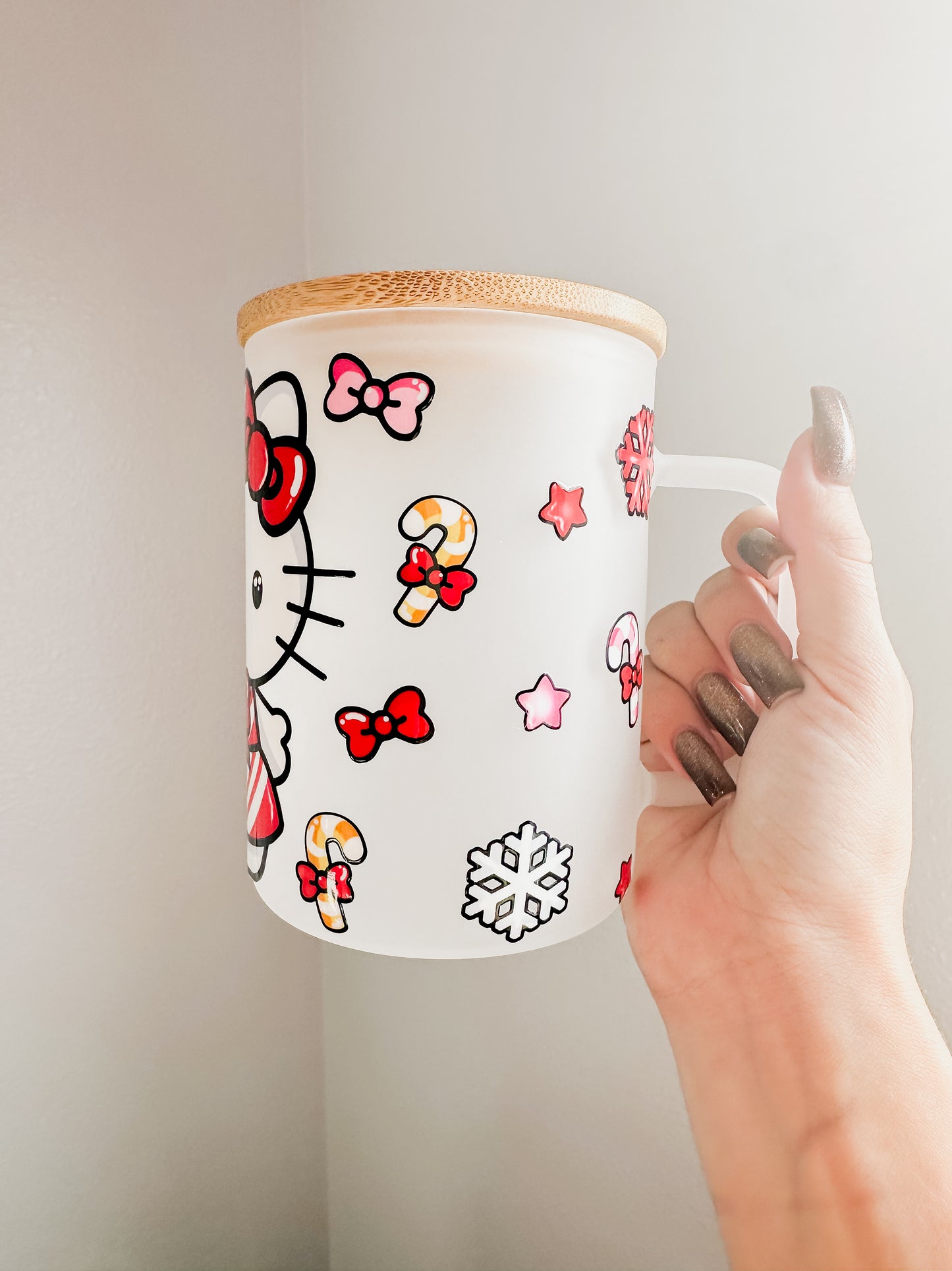 Peppermint kitty mug