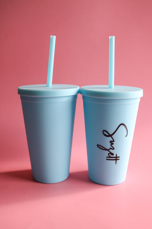 Sky blue 16oz classic tumbler