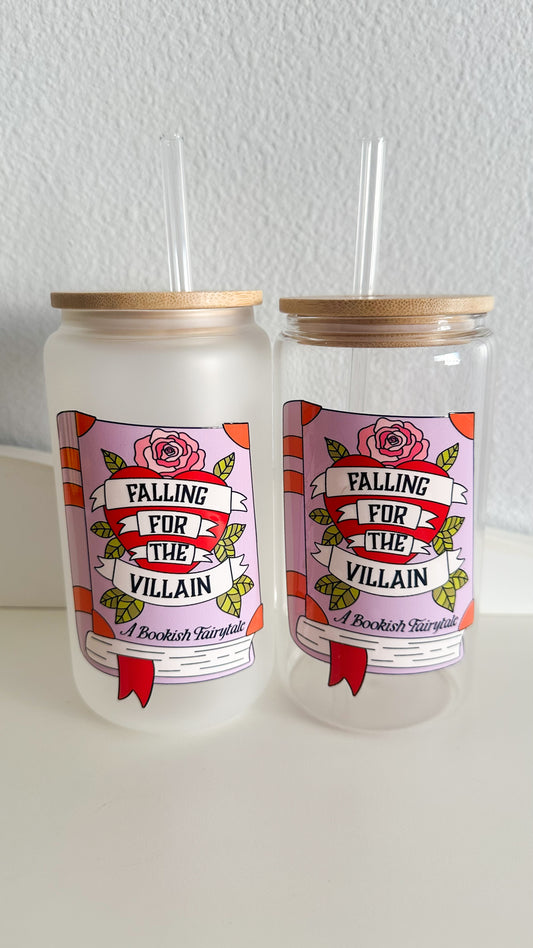 Falling for the villain glass cup