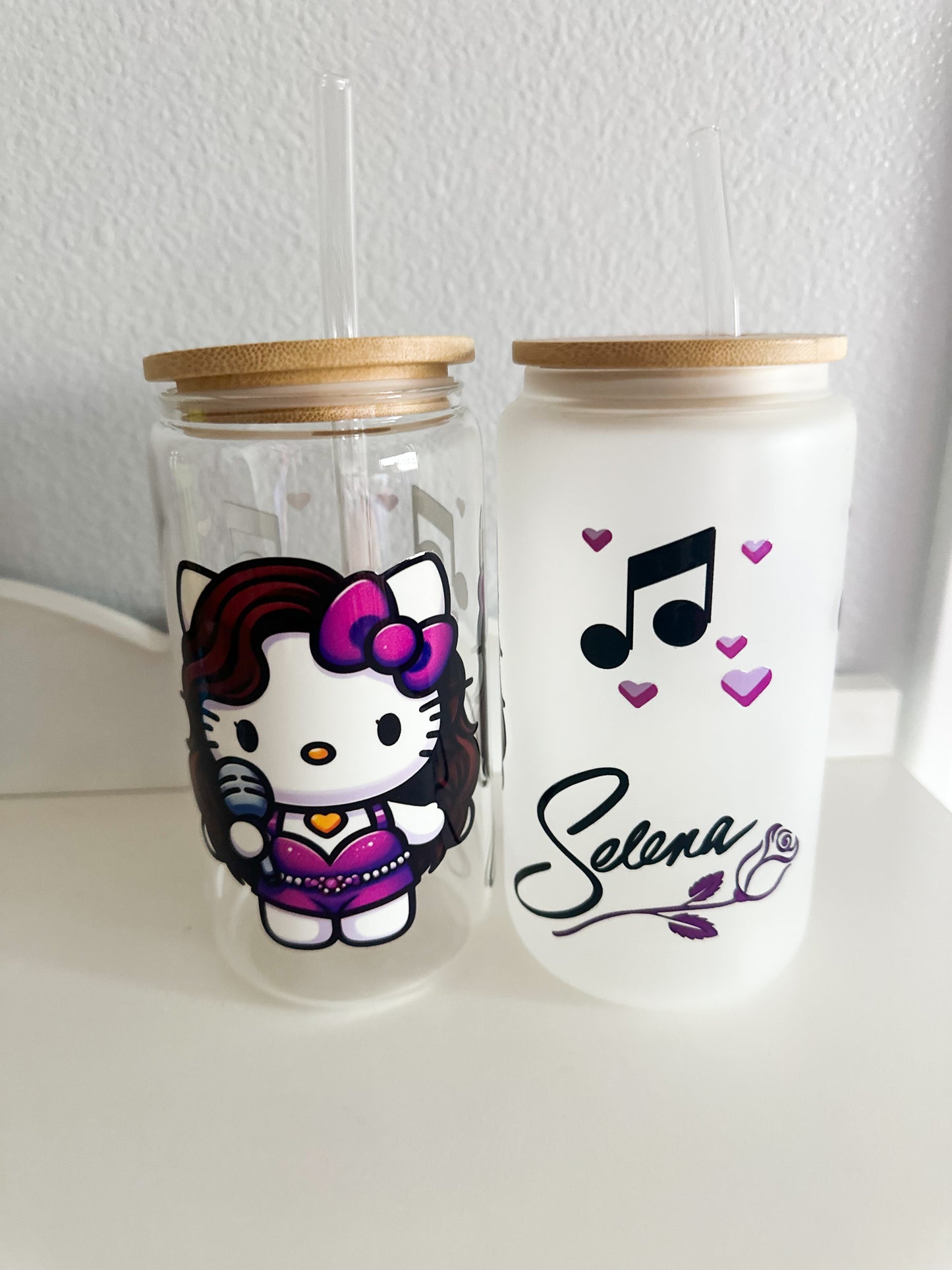 Selena x HK glass cup