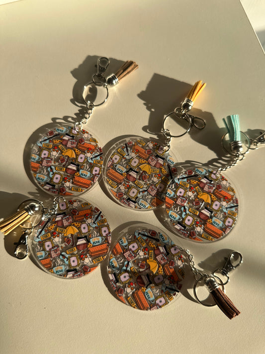 Friends acrylic keychain