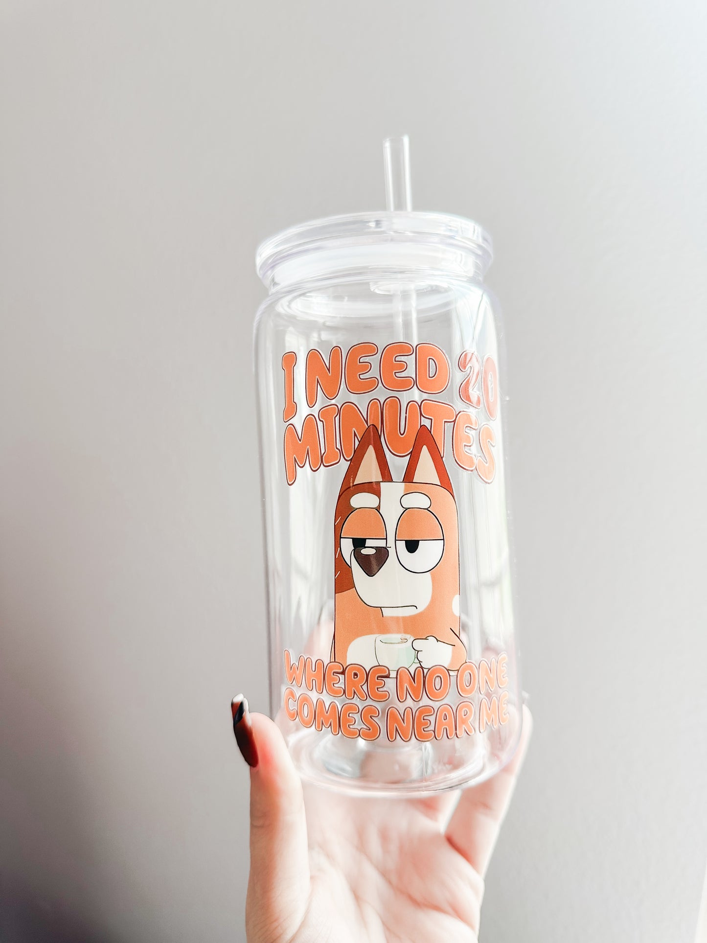 I need 20 minutes acrylic cup