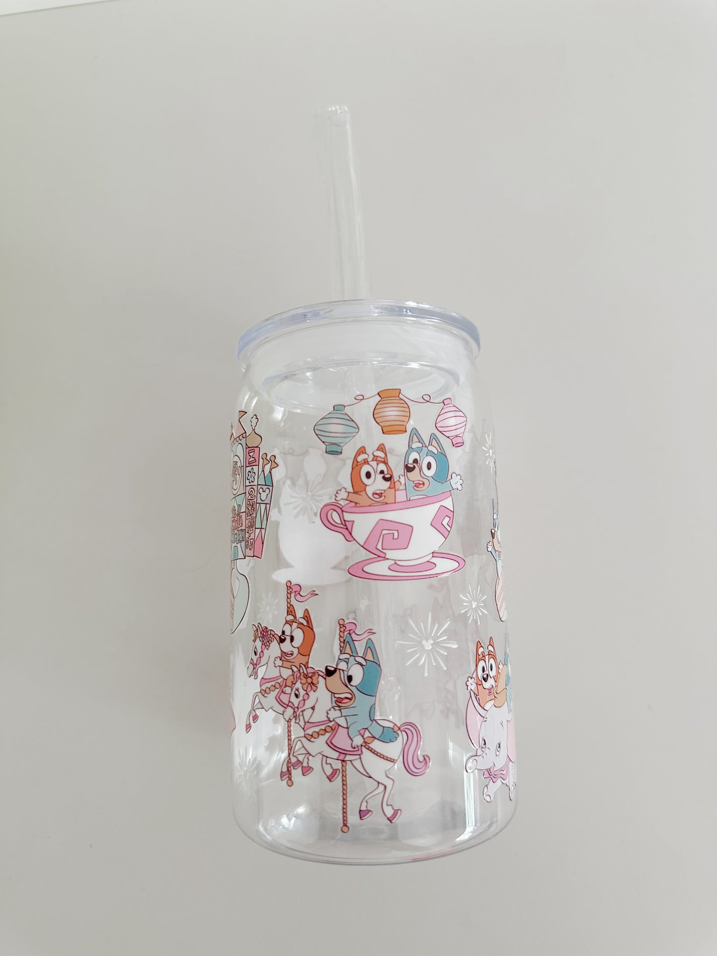 Doggy land acrylic cup