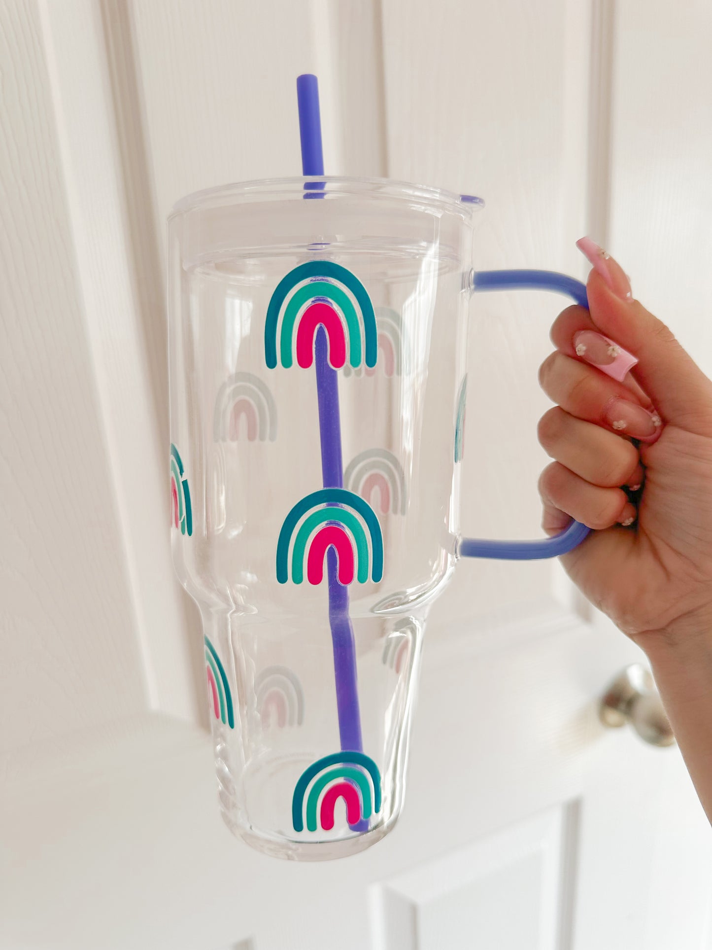 Mental health matters glass tumbler mug