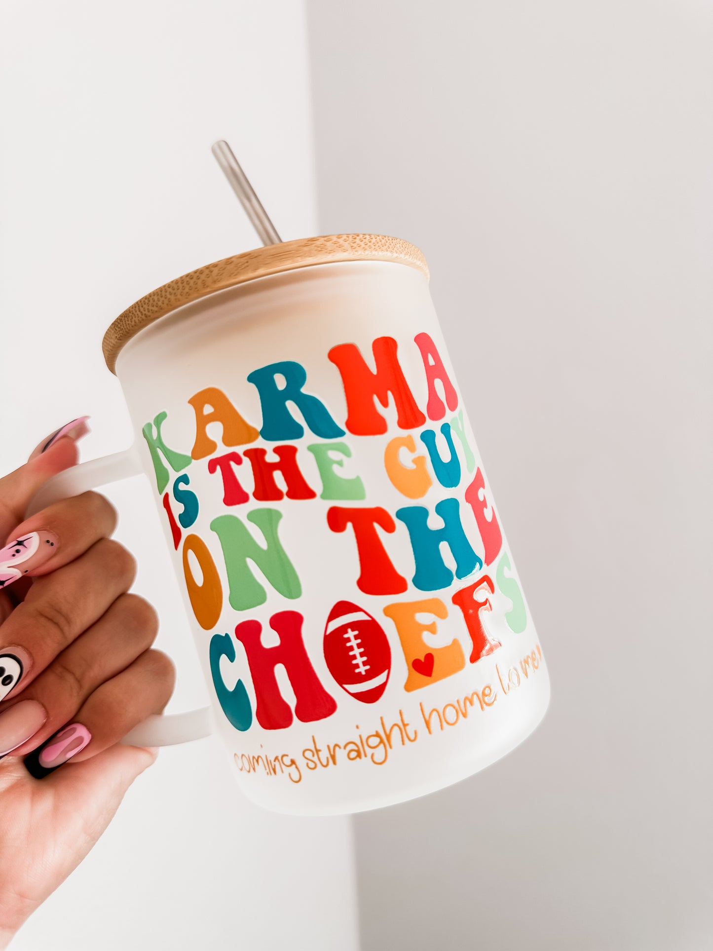 Karma is the guy on the chiefs mug