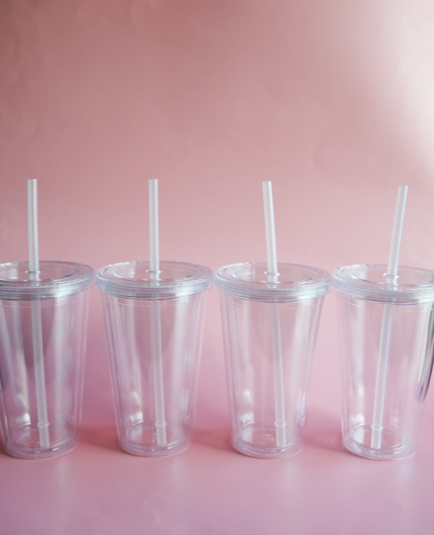 Clear 16 oz tumbler