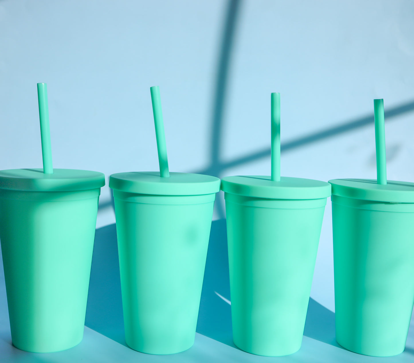 Aqua 16 oz classic tumbler