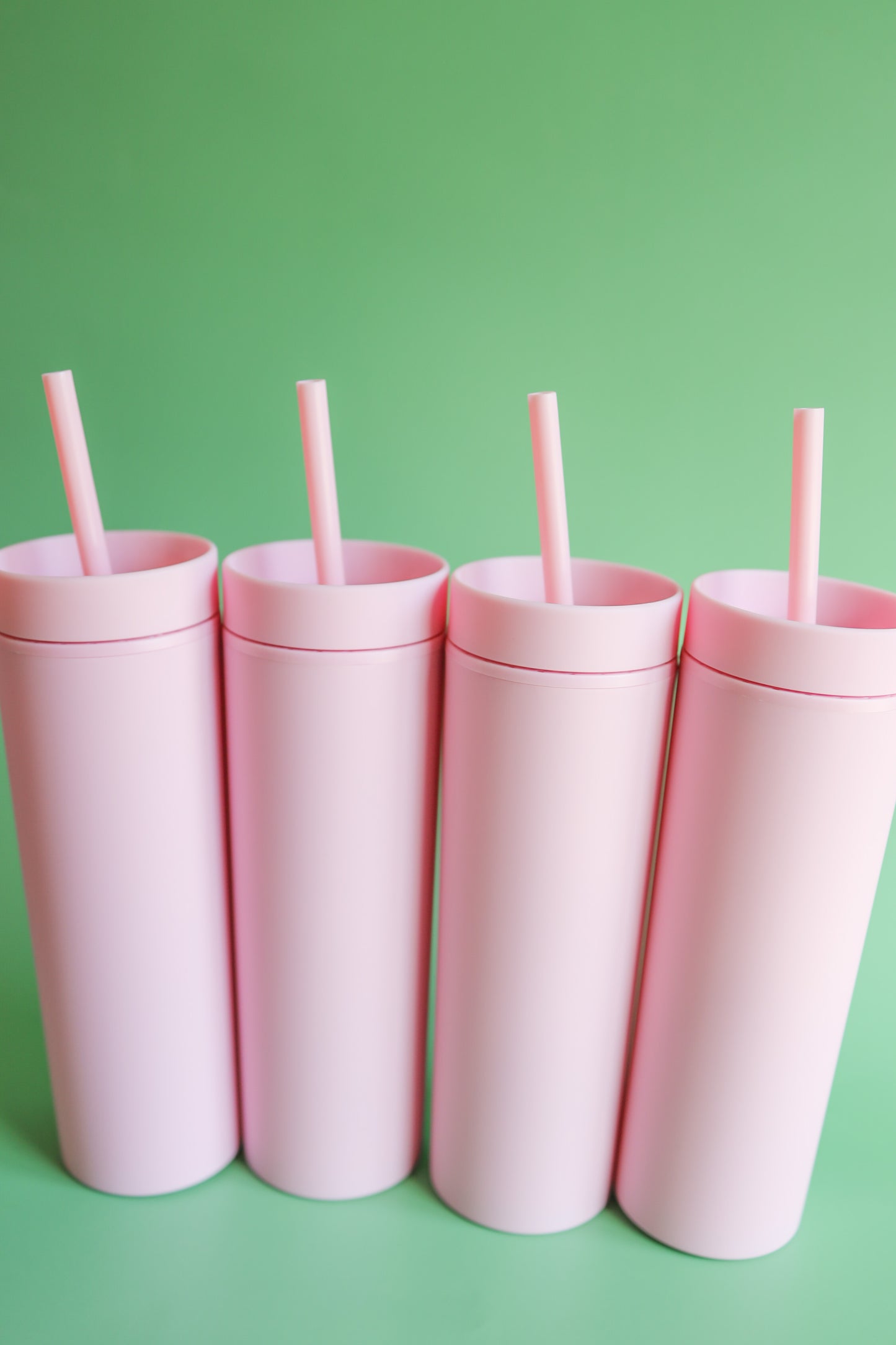 Pastel Pink Skinny tumbler