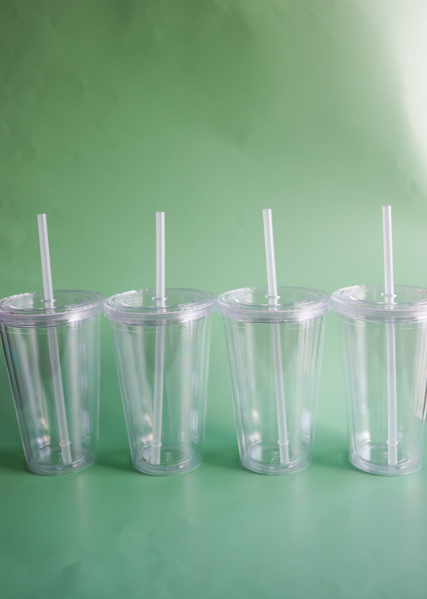 Clear 16 oz tumbler