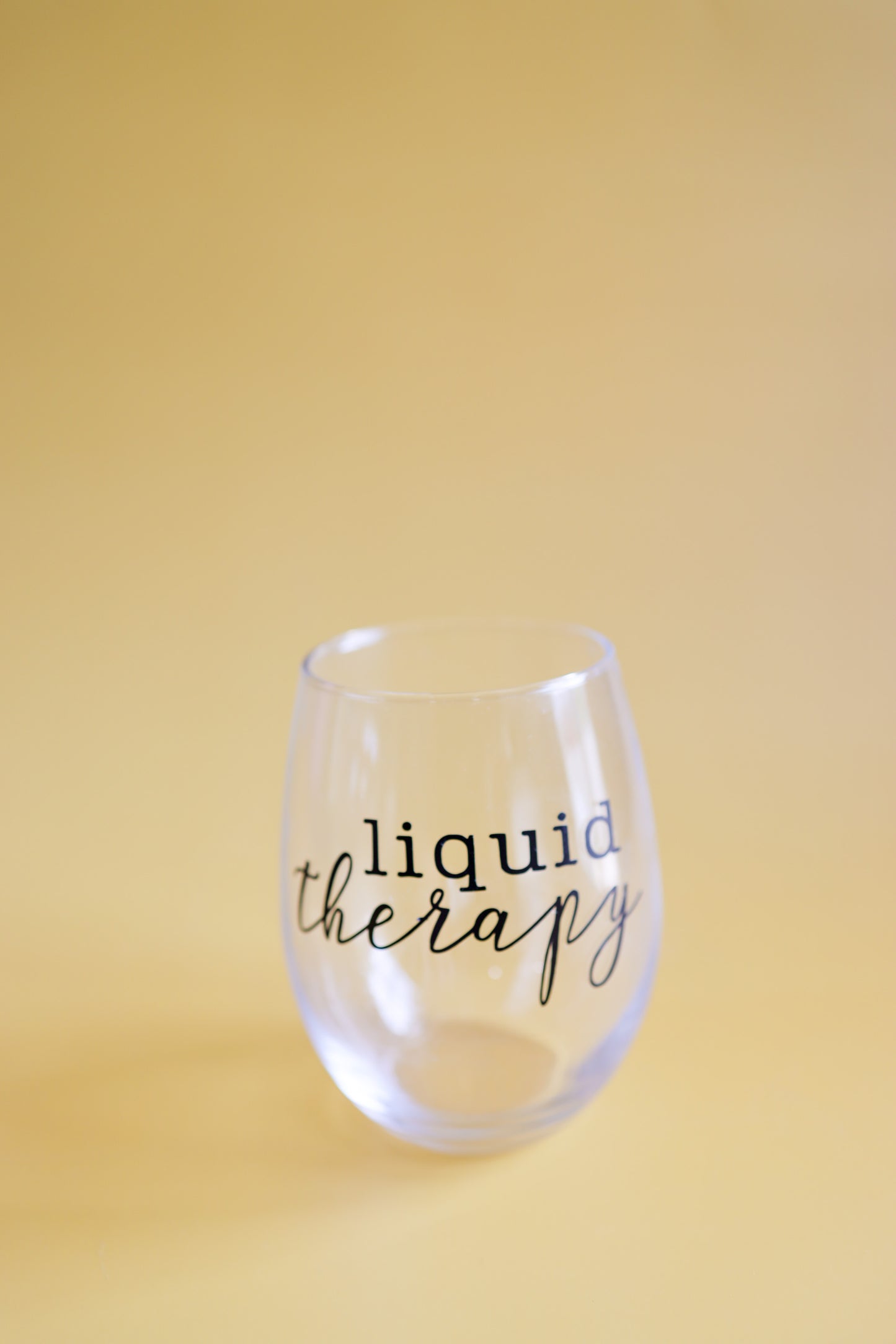 Liquid therapy wine glass cup