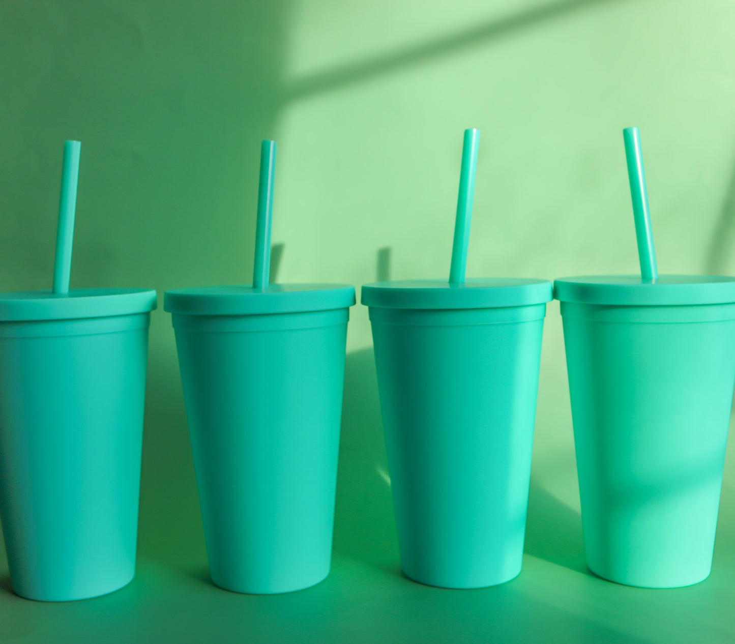 Aqua 16 oz classic tumbler