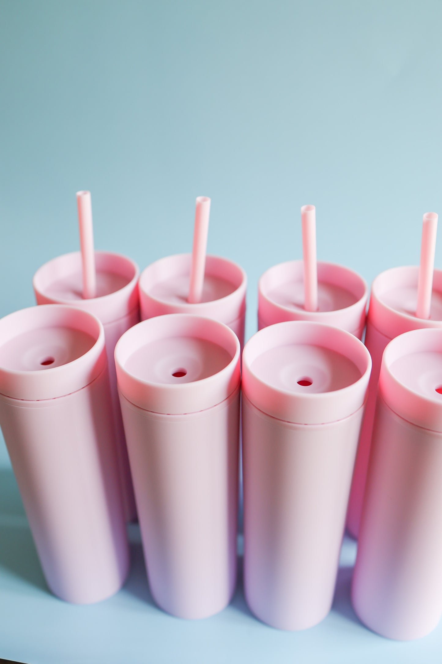 Pastel Pink Skinny tumbler