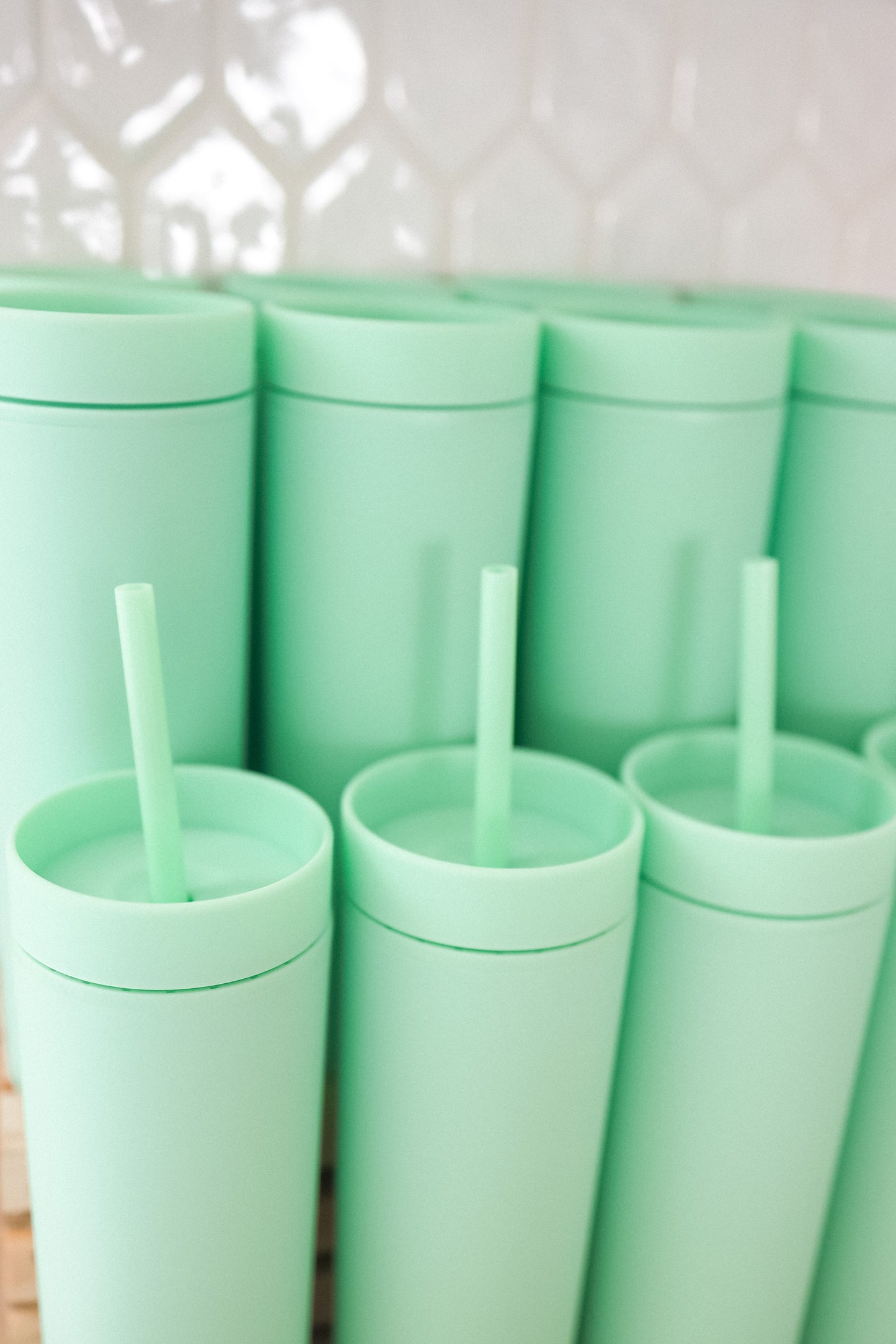Mint skinny tumbler