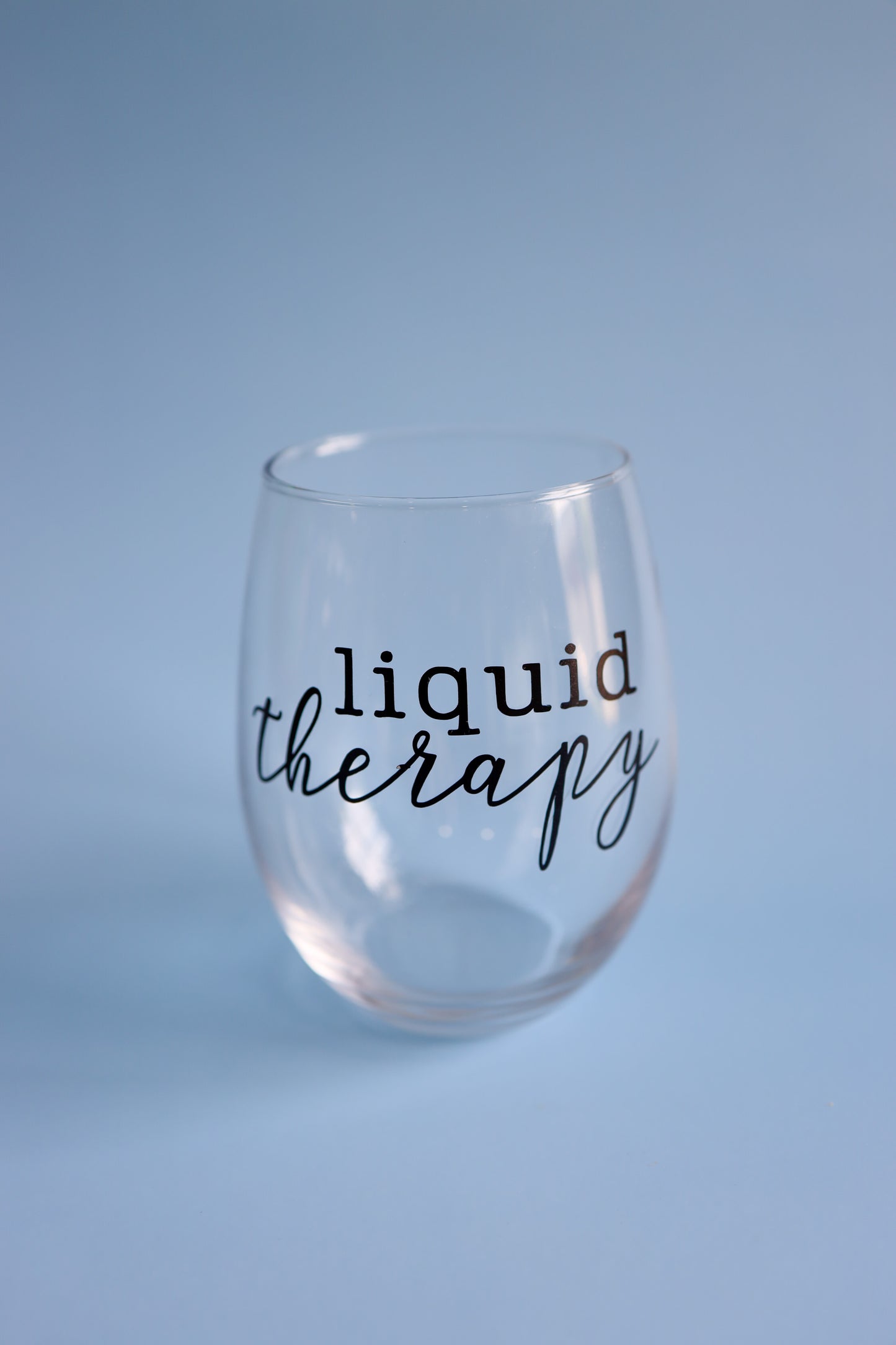Liquid therapy wine glass cup