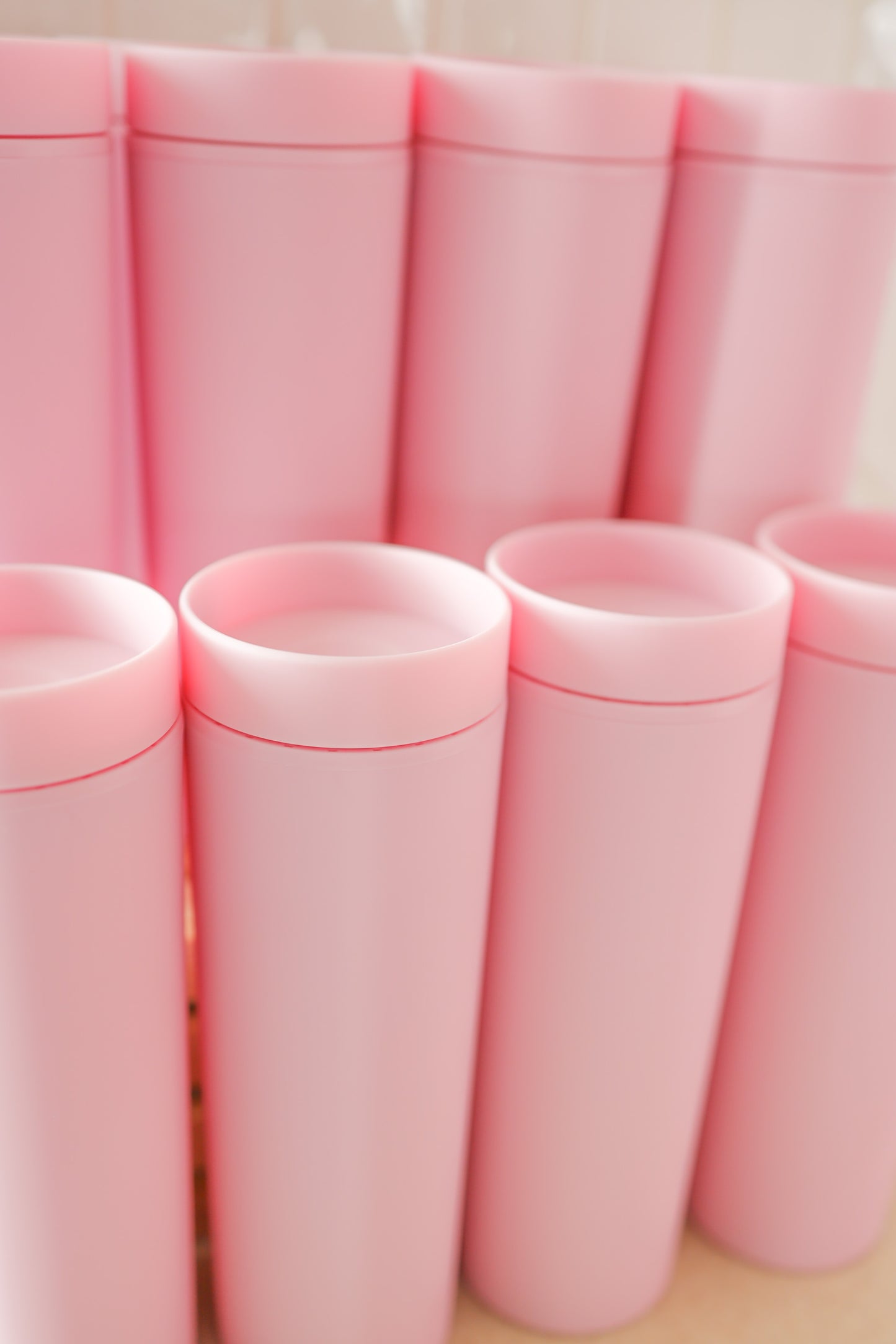 Pastel Pink Skinny tumbler