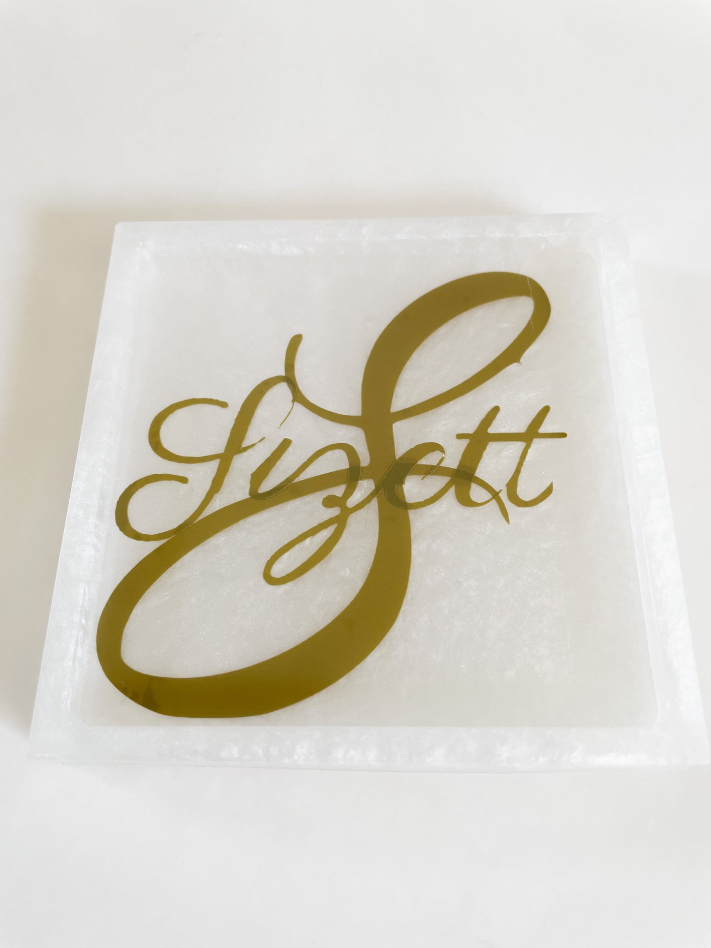 Custom small tray