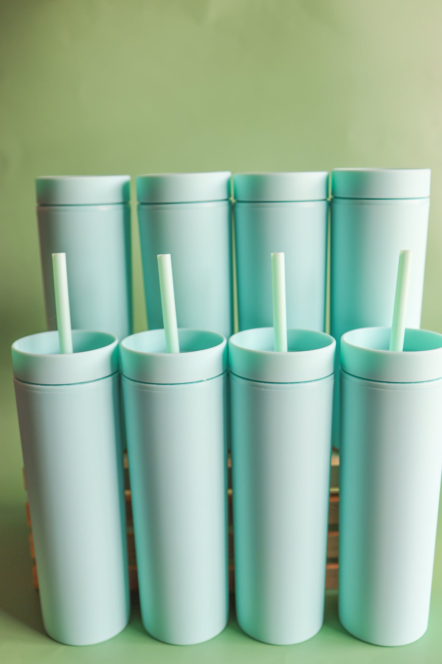 Turquoise skinny Tumbler