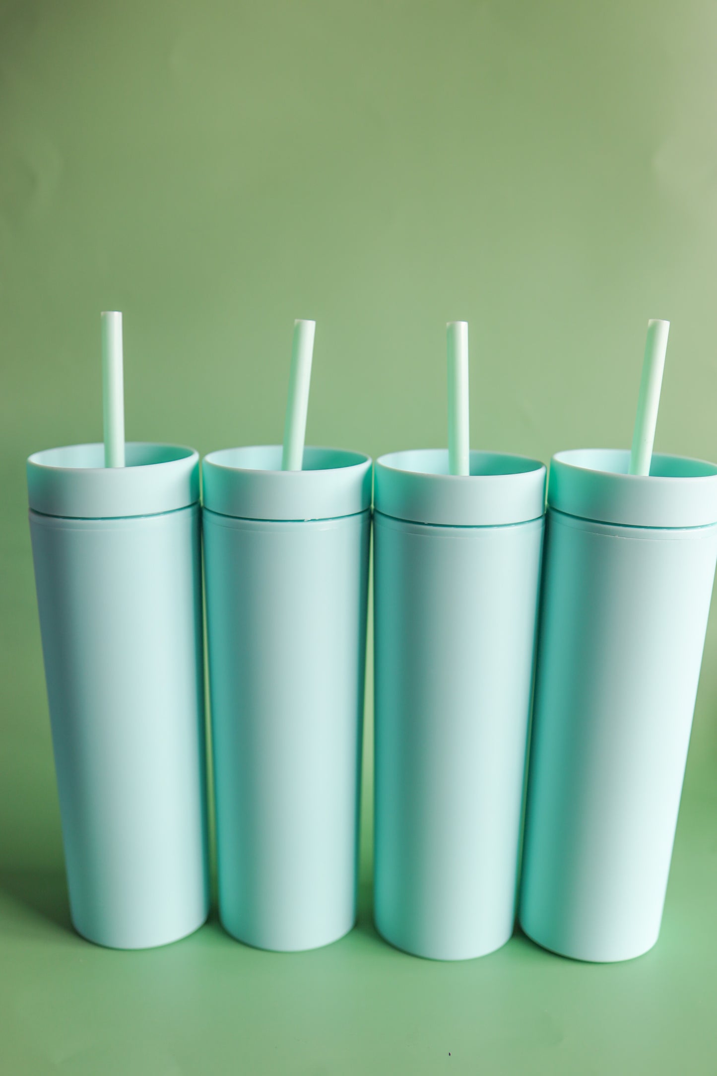 Turquoise skinny Tumbler