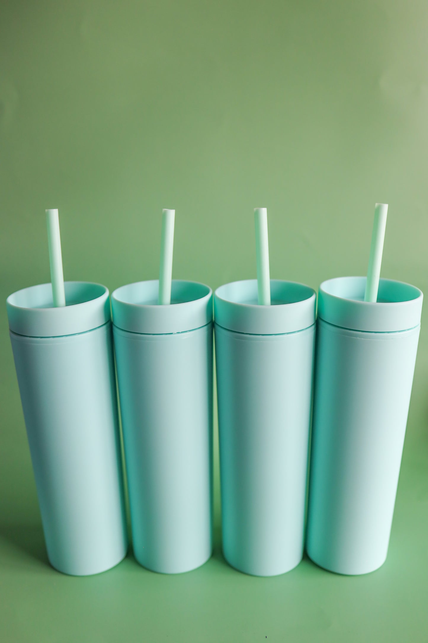 Turquoise skinny Tumbler